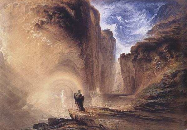 John Martin Manfred and the Witch of the Alps (mk47) oil painting image